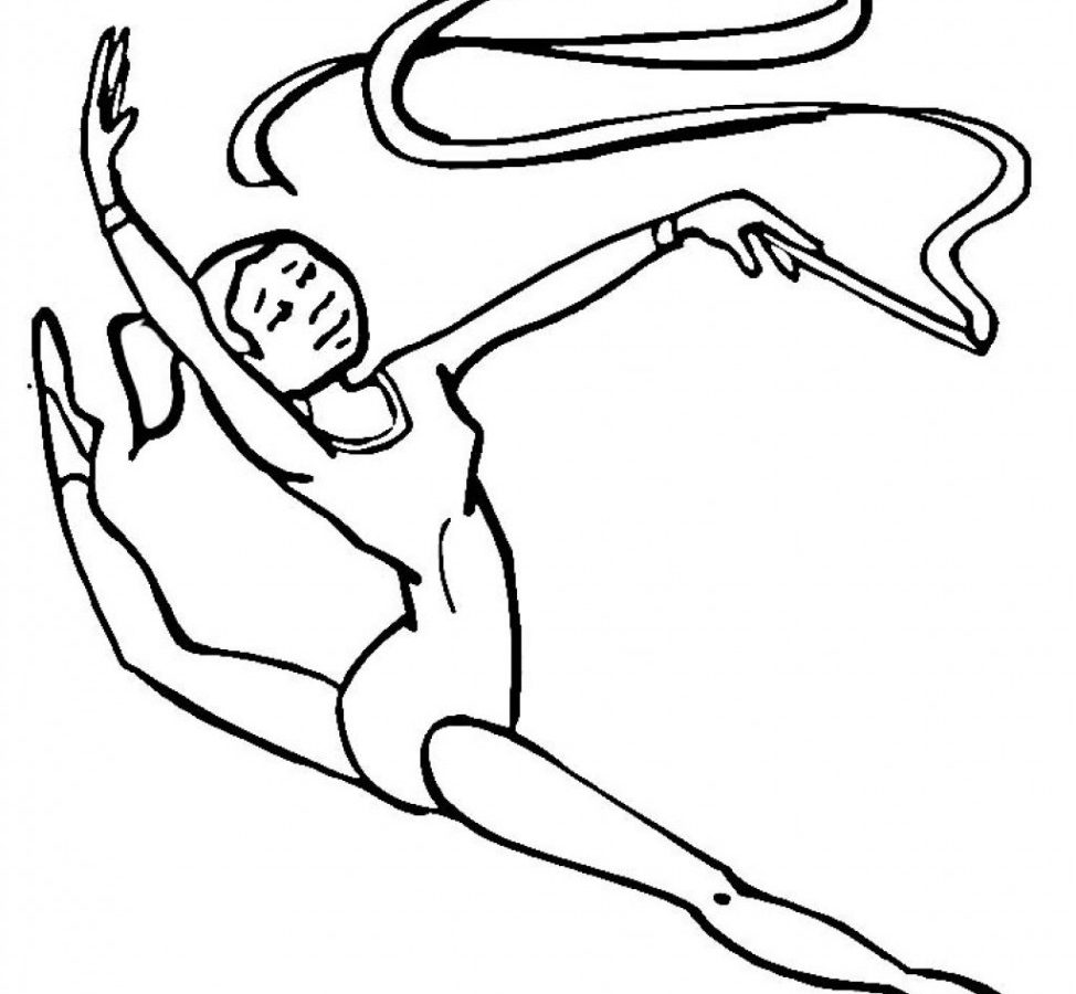 974x900 Unbelievable Balance Beam Coloring Page Gymnastics Printables