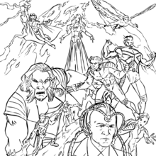 220x220 X Men Coloring Pages