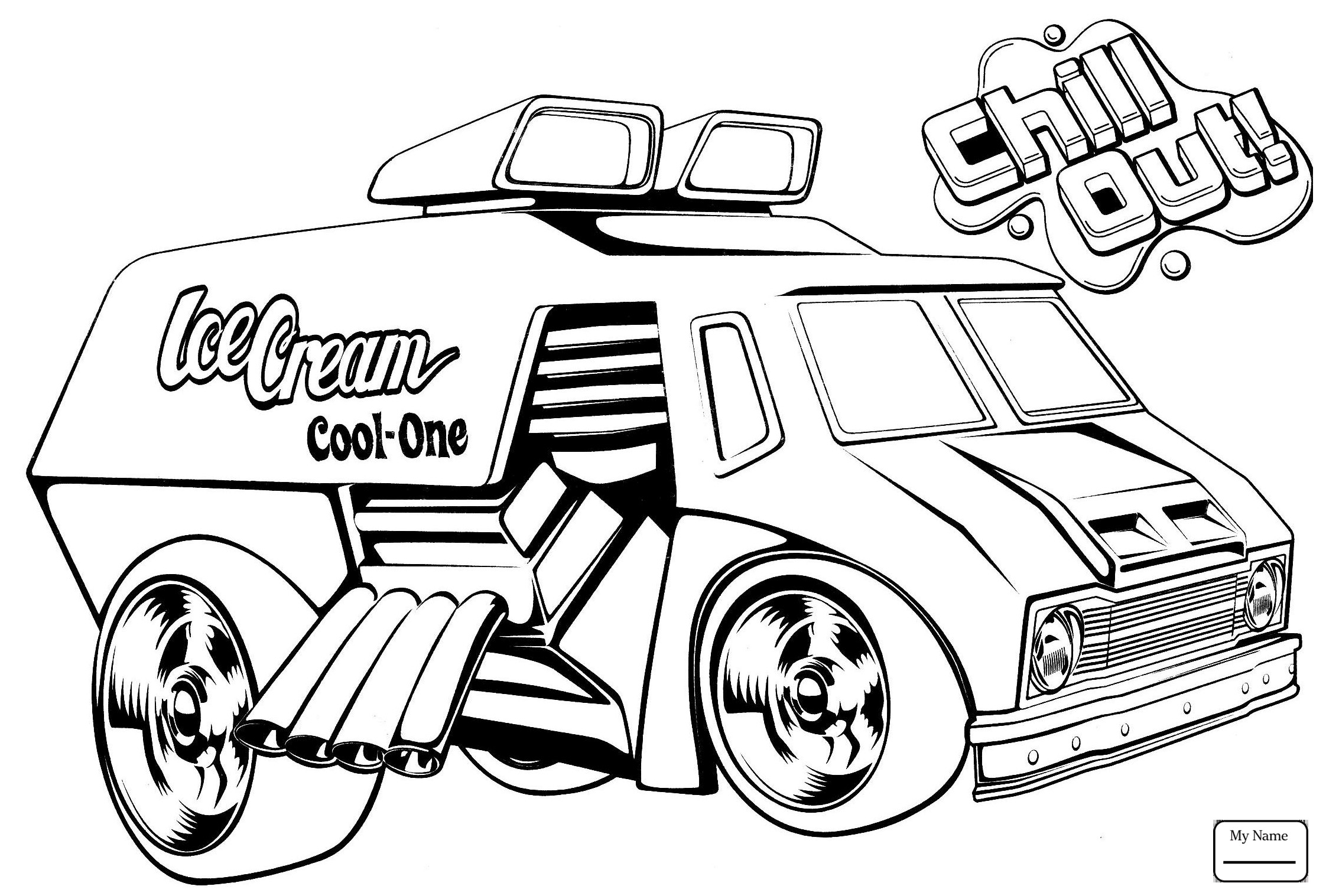 Hot Wheels Ice Cream Truck Coloring Pages Download Coloring 2244x1517 Hot Wheels Ice Cream Truck Coloring Pages Download Coloring