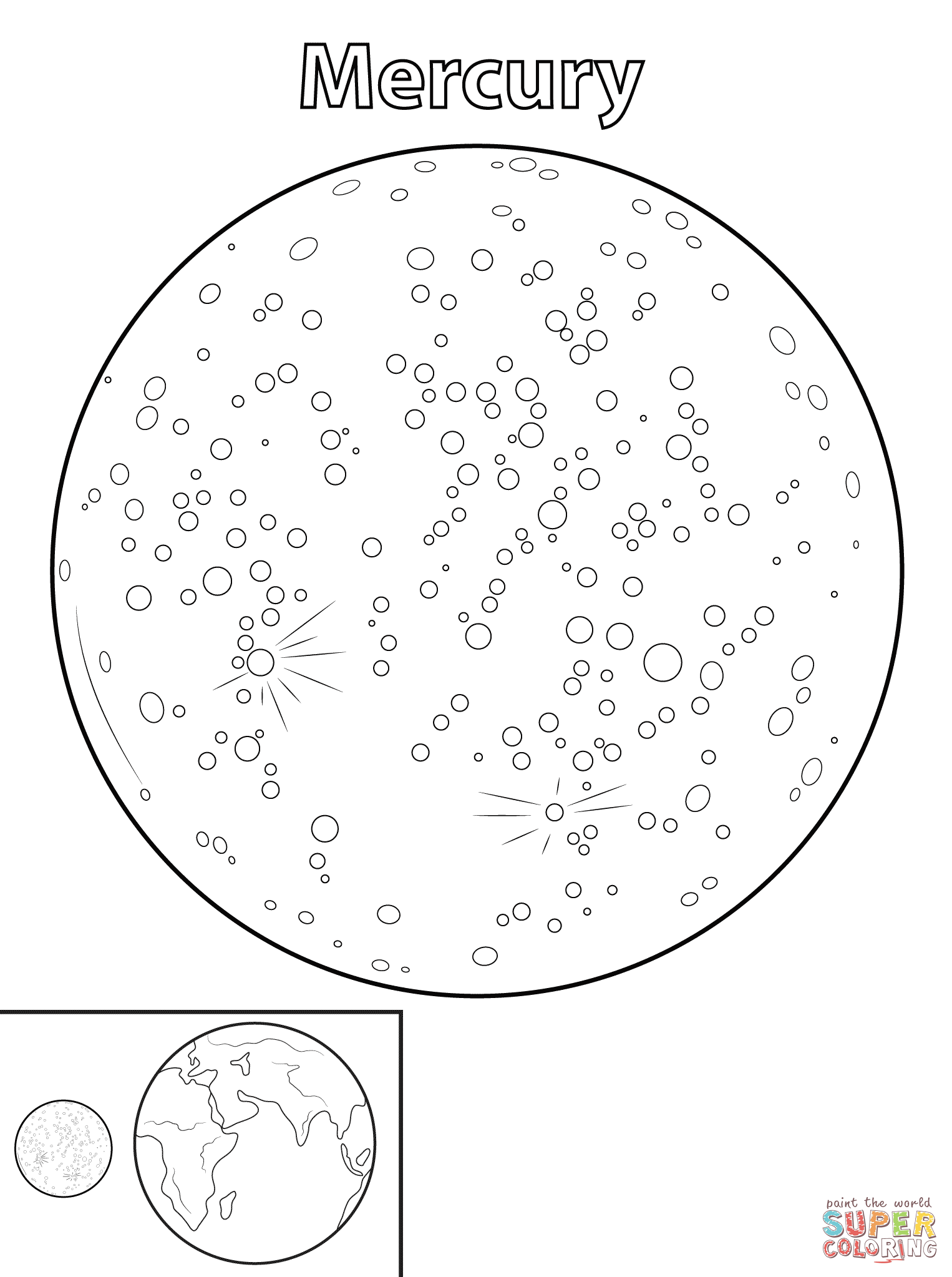 1526x2046 Mercury Planet Coloring Page Free Printable Coloring Pages Mercury
