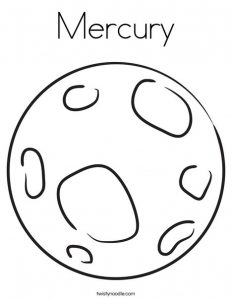 232x300 Planet Coloring Pages Mercury Coloring Page Twisty Noodle