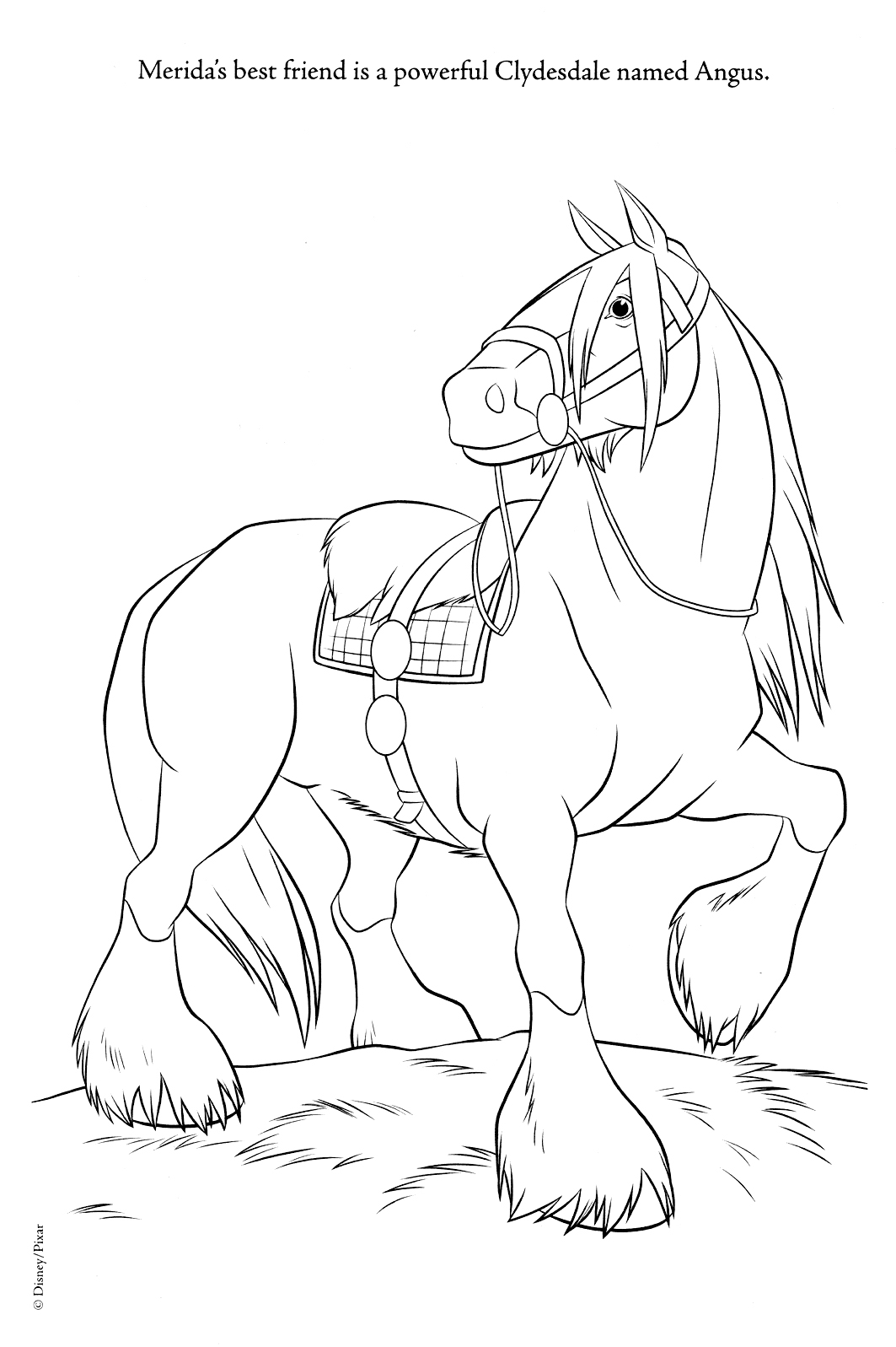 Brave Coloring Pages Angus 1063x1597 Brave Coloring Pages Angus
