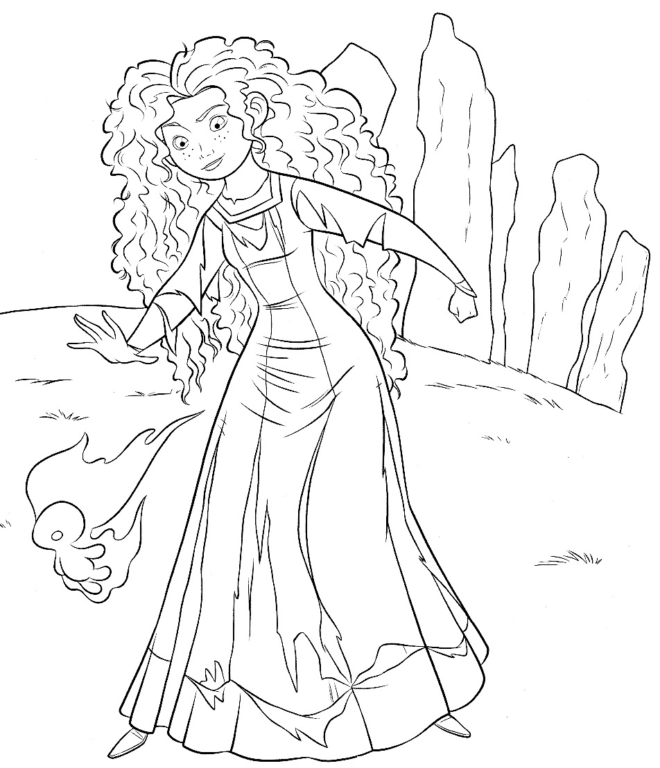 Brave Coloring Pages Princess Merida Coloring Pages For Kids 952x1109 Brave Coloring Pages Princess Merida Coloring Pages For Kids