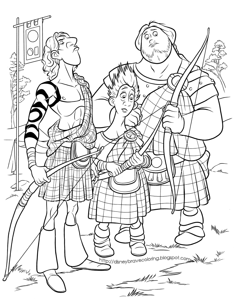 Brave Merida Coloring Pages 974x1281 Brave Merida Coloring Pages
