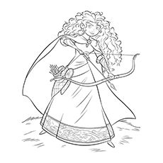 Merida Coloring Pages