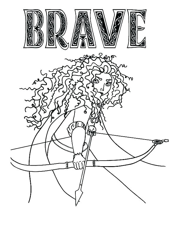 600x776 Disney Brave Coloring Pages Coloring Trend Medium Size Princess