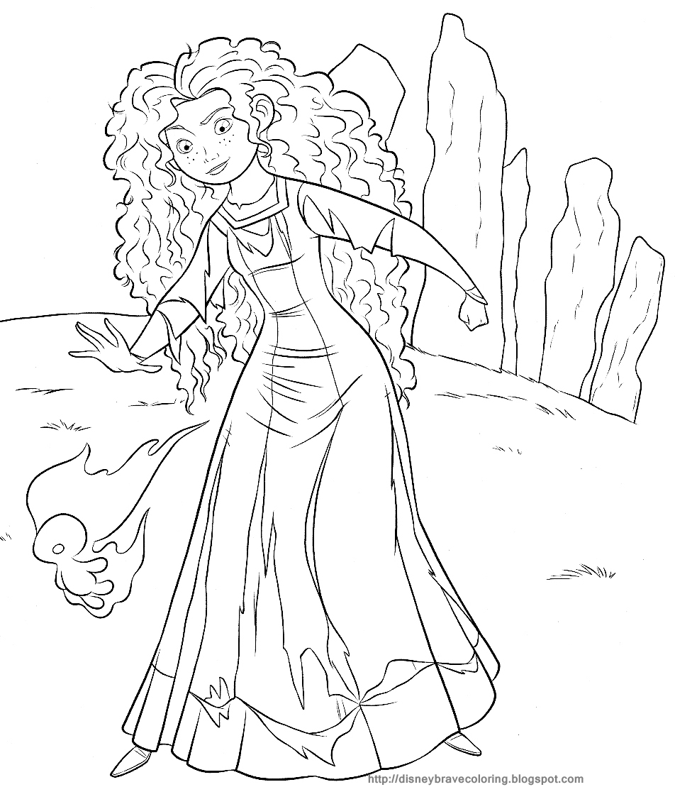952x1109 Fresh Coloring Pages Of Disney Princess Merida Design Printable