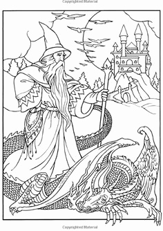 236x334 Amazon Amy Brown Faeries Coloring Book Amy Merlin Coloring Pages