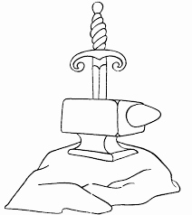 212x238 Billedresultat For The Sword In The Stone Coloring Pages Merlin