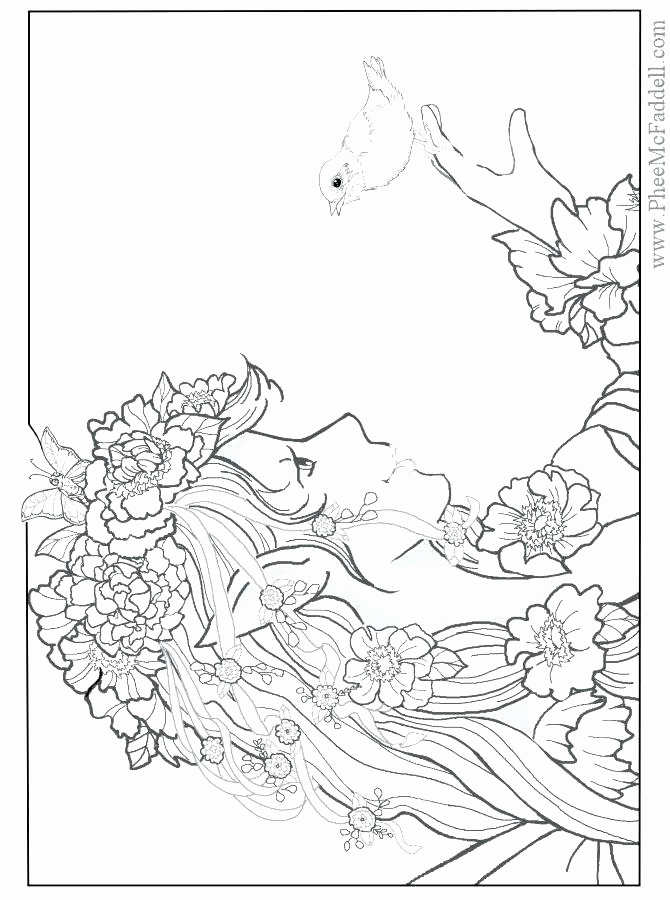 Adult Coloring Pages Mermaid Image Best Free Fairy Coloring Pages 670x900 Adult Coloring Pages Mermaid Image Best Free Fairy Coloring Pages