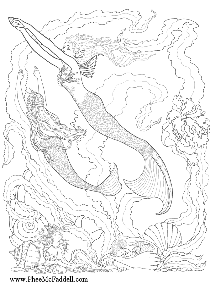 Icolor Mermaids Mermaid Lessons Icolor 670x900 Icolor Mermaids Mermaid Lessons Icolor