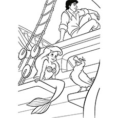 230x230 Top 25 Free Printable Little Mermaid Coloring Pages Online