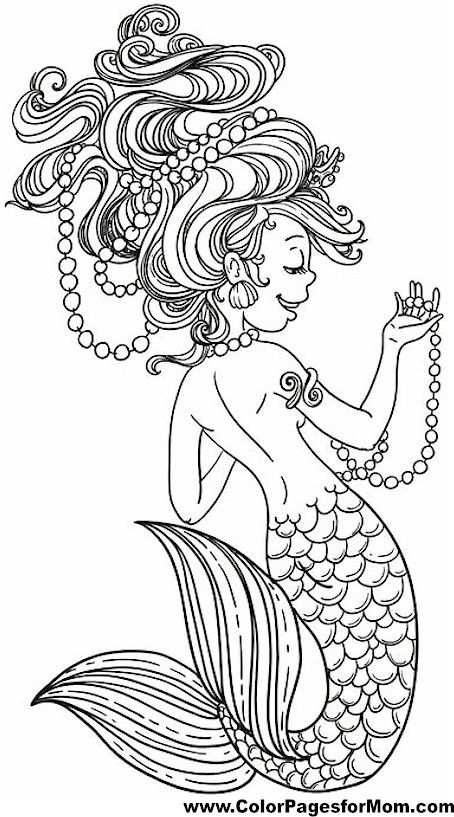 Mommys Coloring Pages Project For Awesome Mermaid Coloring Pages 454x817 Mommys Coloring Pages Project For Awesome Mermaid Coloring Pages