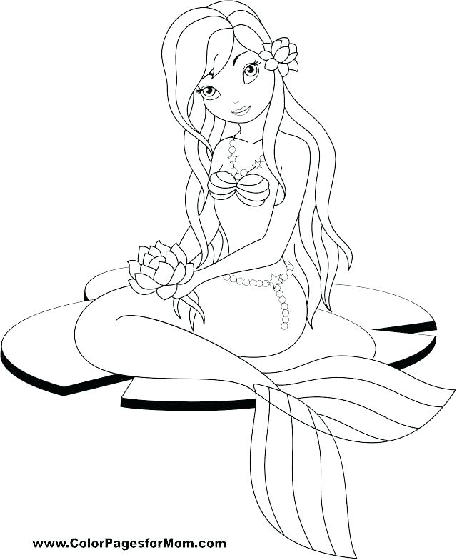 Barbie Mermaid Coloring Page Coloring Pages Mermaids Free Draw 640x784 Barbie Mermaid Coloring Page Coloring Pages Mermaids Free Draw