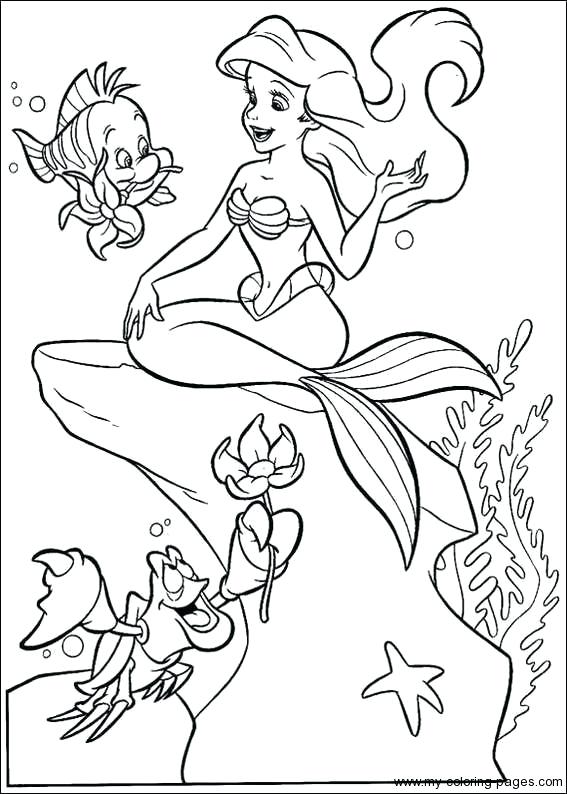 Limited Little Mermaid Coloring Pages The Little Mermaid Coloring 567x794 Limited Little Mermaid Coloring Pages The Little Mermaid Coloring