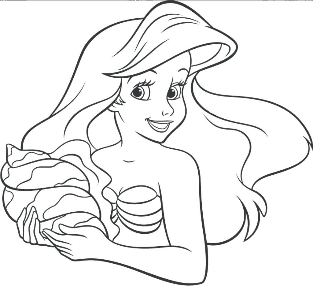 1024x935 Coloring Pages ~ The Little Mermaid Coloring Pages Best For Kids