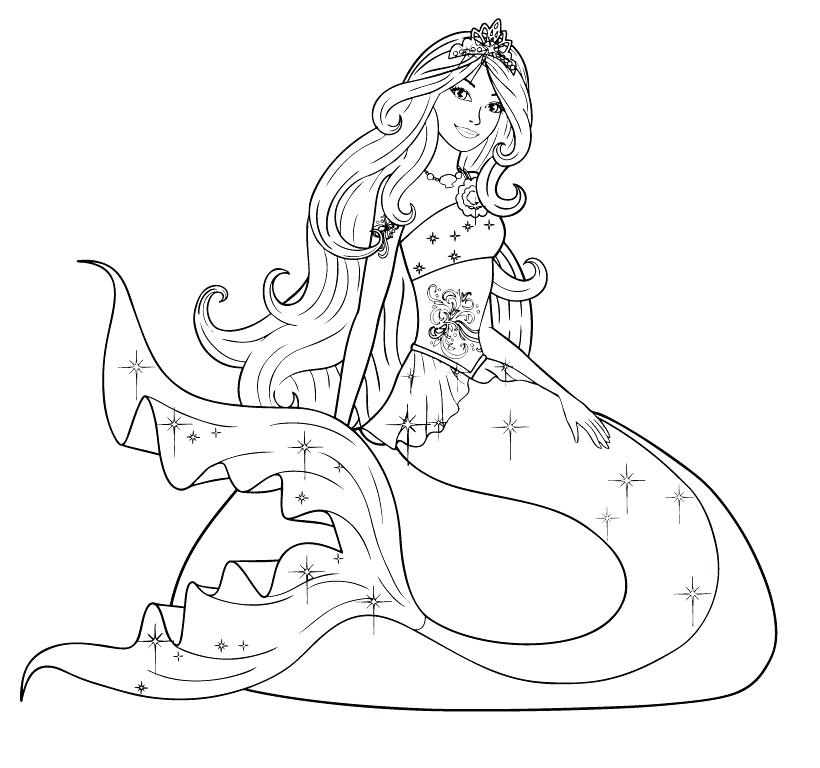 820x768 Mermaid Coloring Pages Mermaid Tail Coloring Pages Realistic
