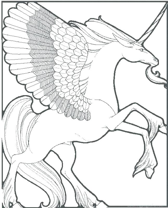 646x800 Realistic Coloring Pages Unicorn Coloring Pages As Well As