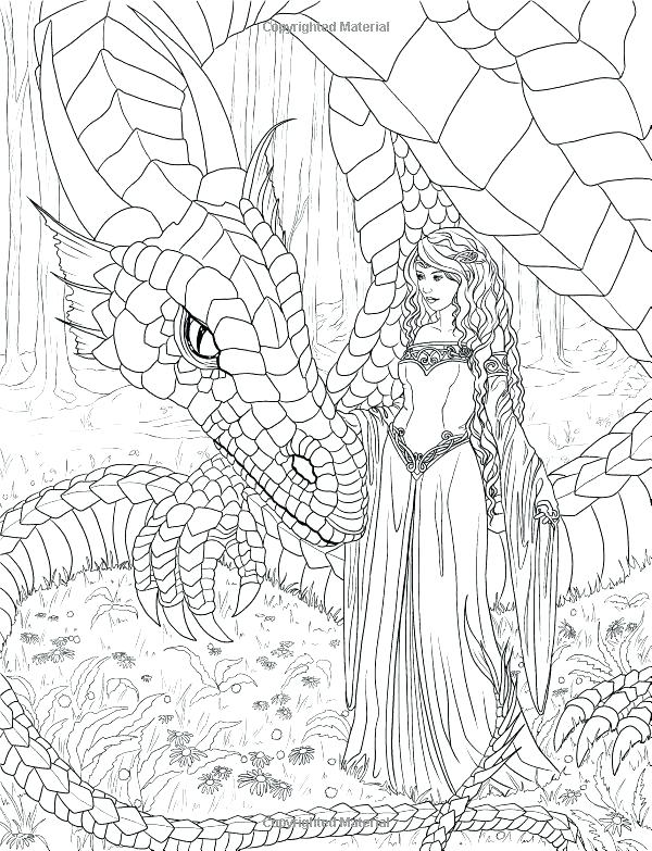 600x783 Swimming Mermaid Coloring Pages For Adults Awesome Or Image Detail