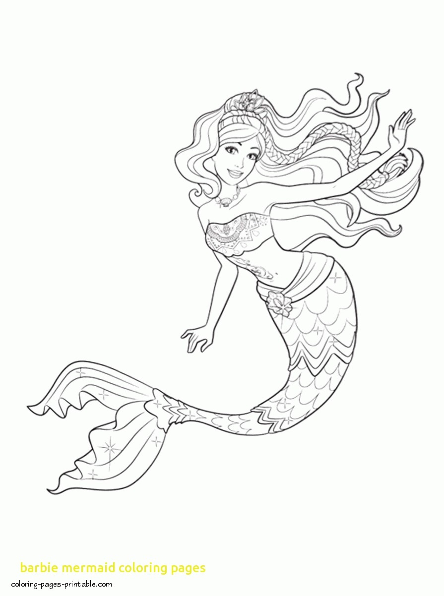 895x1202 Printable Barbie Mermaid Coloring Pages Free Coloring Pages Download