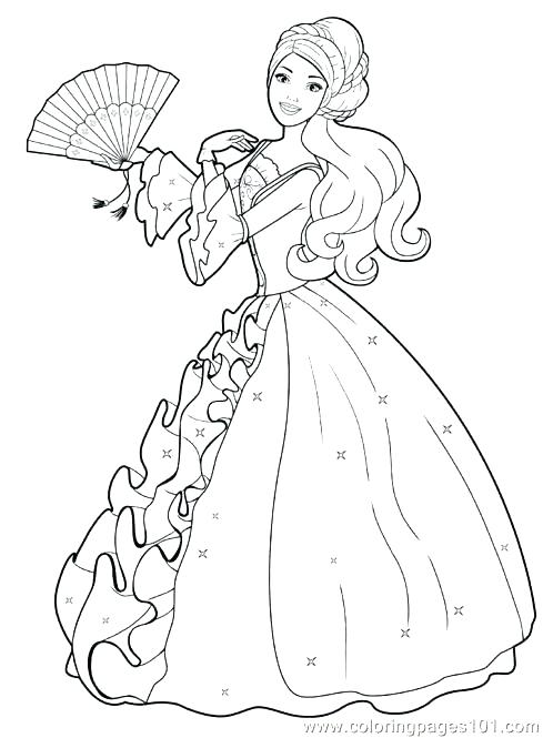 Fairy Princess Coloring Pages 489x665 Fairy Princess Coloring Pages