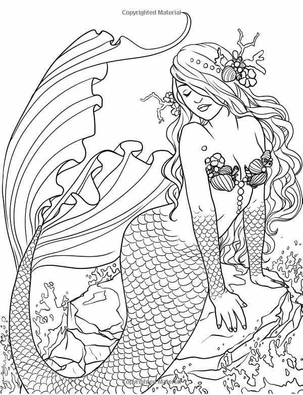 Mermaid Fairy Princess Coloring Pages Best Of 423 Best Fantasy 600x783 Mermaid Fairy Princess Coloring Pages Best Of 423 Best Fantasy