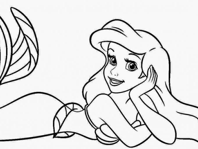 678x511 Colour In Pictures Coloring Gorgeous Inspiration Mermaid Princess