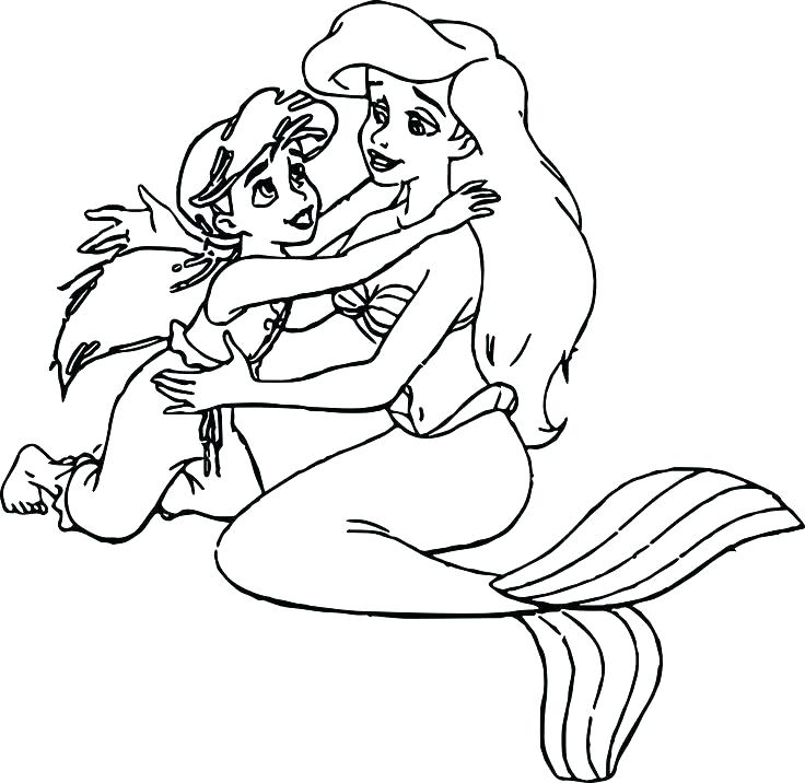 736x716 Princess Ariel Color Pages Coloring Coloring Pages Princess