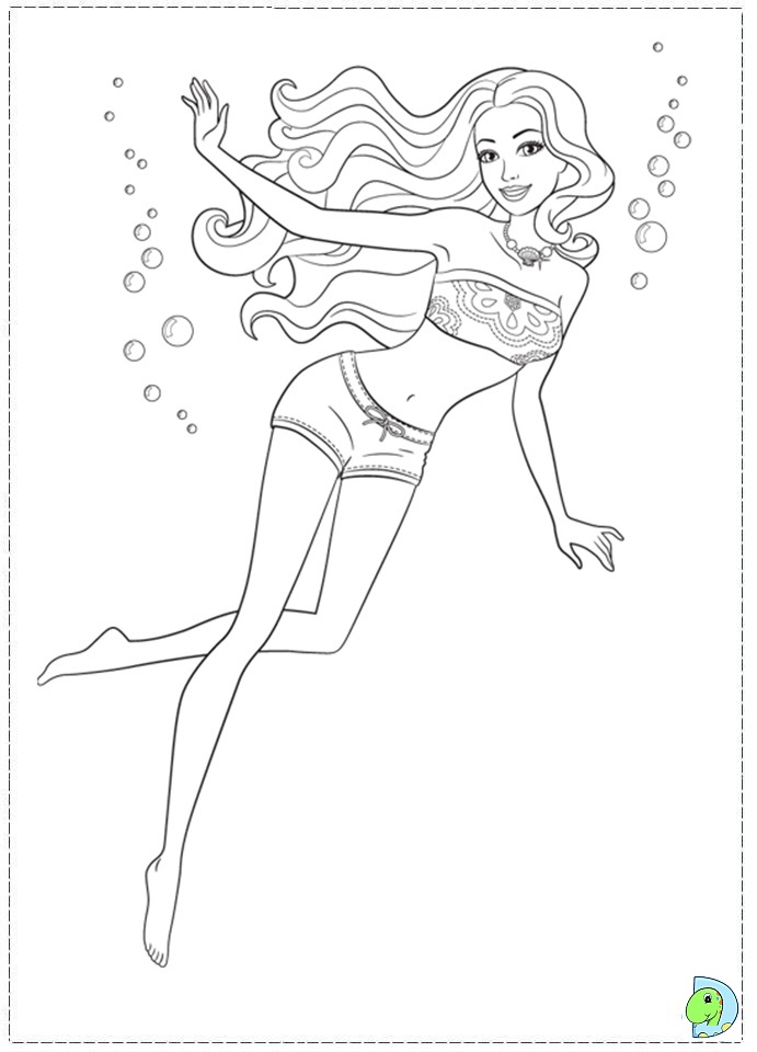 691x960 Barbie In A Mermaid Tale Coloring Page