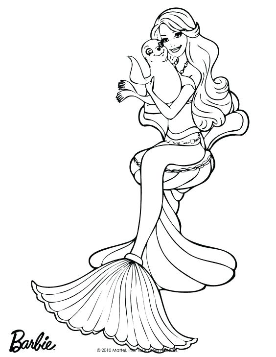 564x729 Mermaid Tail Coloring Pages Barbie Mermaid Coloring Pages Mermaid