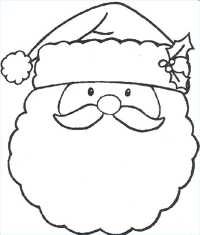 Merry Christmas Coloring Page For Kids 682x800 Merry Christmas Coloring Page For Kids