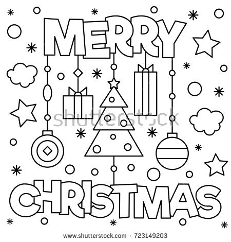 Merry Christmas Coloring Pages 450x470 Merry Christmas Coloring Pages