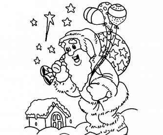 Merry Christmas Coloring Pages 334x278 Merry Christmas Coloring Pages