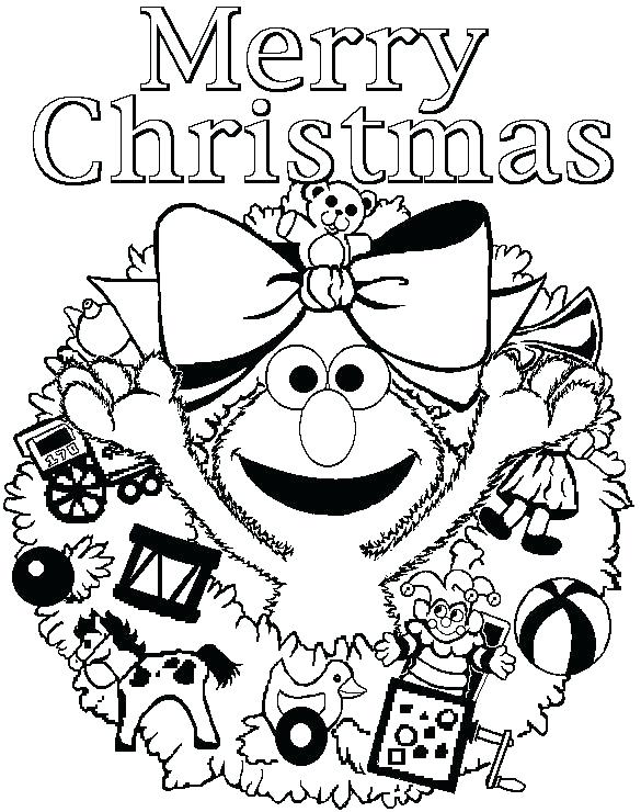 585x740 Lovely Merry Christmas Coloring Pages For Kids Or Coloring Sheets