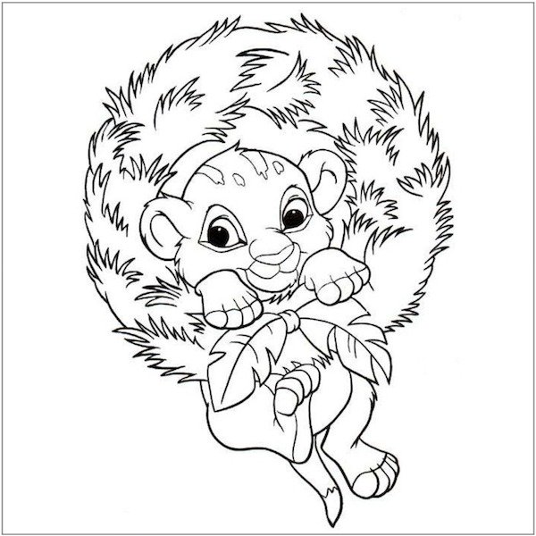 Disney Merry Christmas Coloring Pages Happy Holidays! 600x600 Disney Merry Christmas Coloring Pages Happy Holidays!