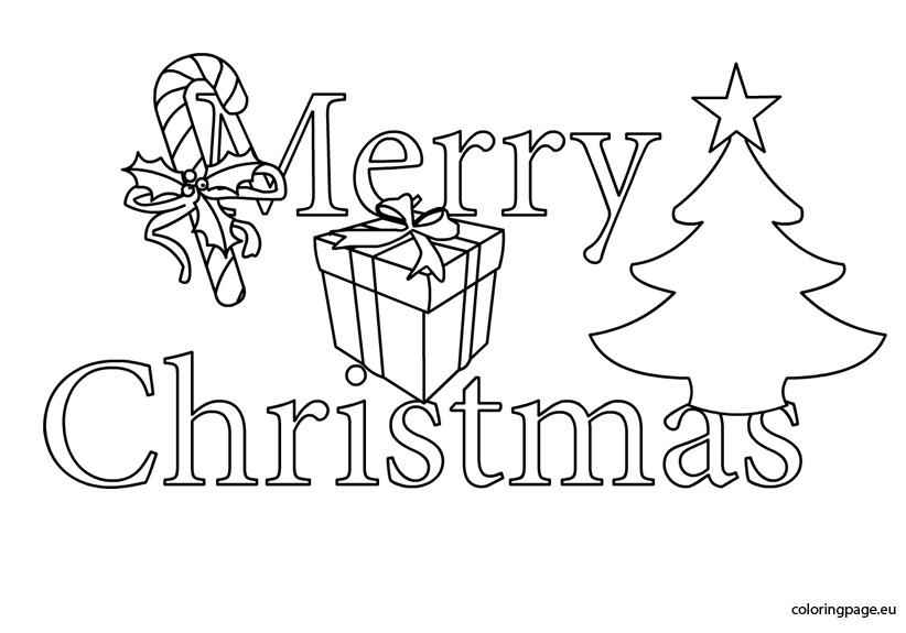 Black And White Christmas Pictures To Color Merry Christmas 822x575 Black And White Christmas Pictures To Color Merry Christmas