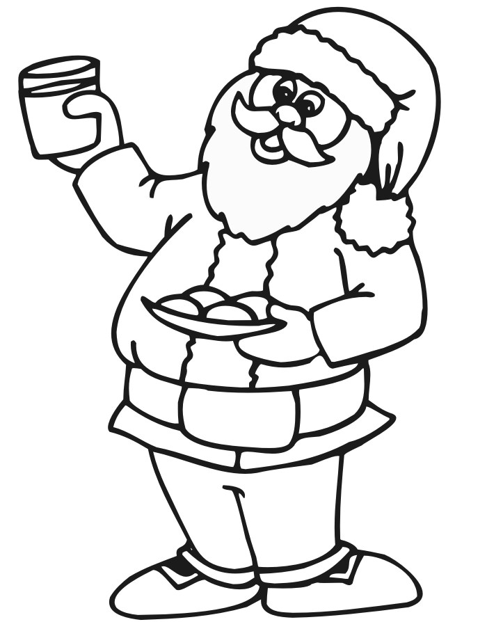 700x894 Best Santa Templates Shapes, Crafts Amp Colouring Pages Free