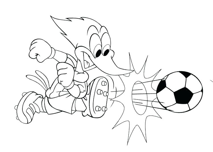 Soccer Coloring Page Woody Woodpecker Coloring Pages Woody 750x536 Soccer Coloring Page Woody Woodpecker Coloring Pages Woody