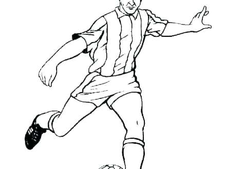Soccer Player Coloring Pages 440x330 Soccer Player Coloring Pages