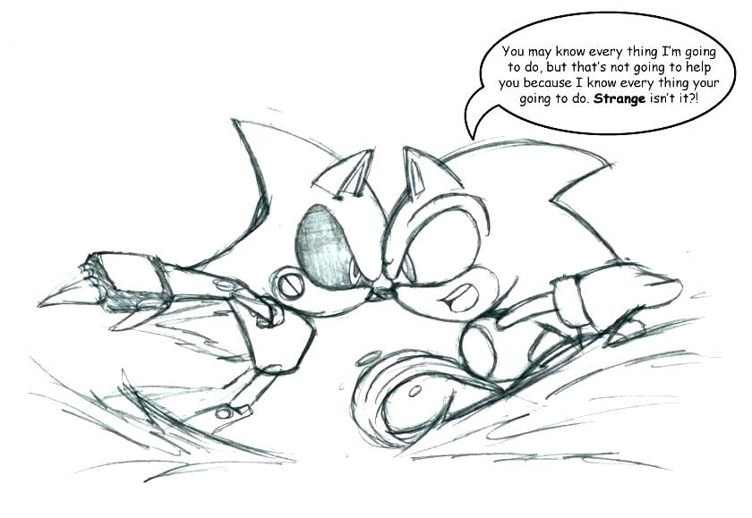 840x579 Metal Sonic Coloring Pages Silver Surfer Extraordinary Wagashiya