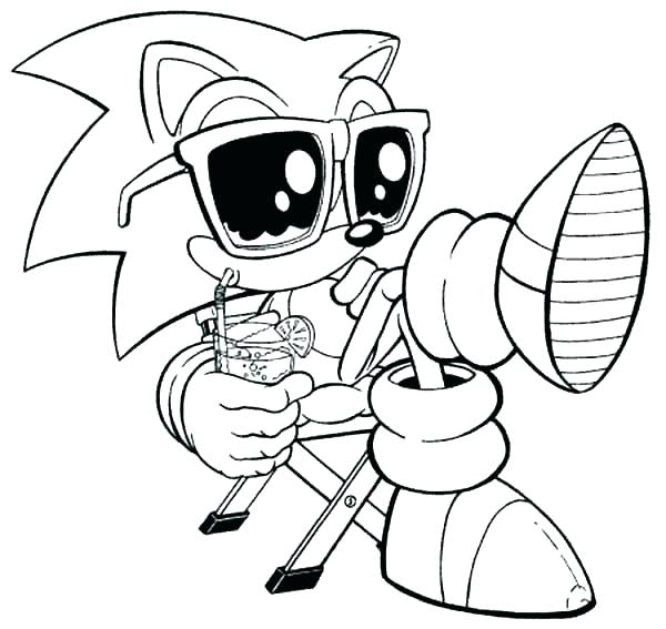 600x567 Printable Sonic Coloring Pages Free Sonic Coloring Pages Printable
