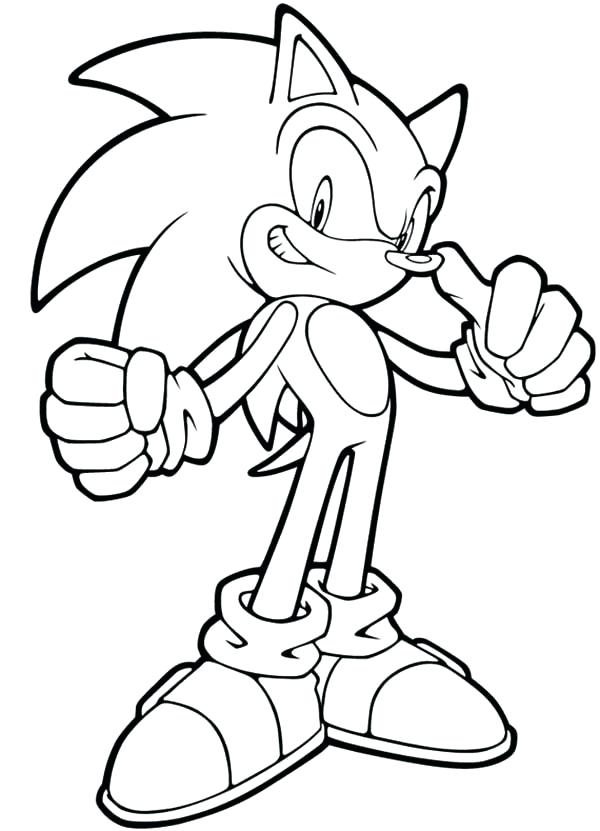 600x831 Sonic Coloring Pages Printable Coloring Pictures Sonic The Pages
