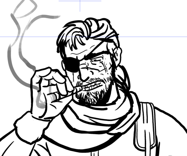 600x502 Metal Gear Solid 5 Sketch By Killer Kay James