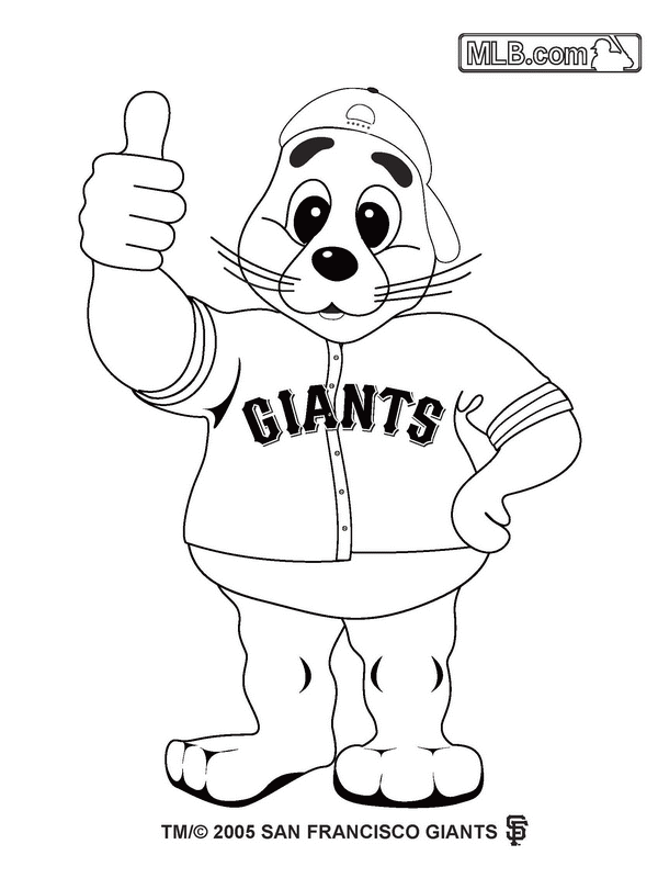 600x800 San Francisco Giants Coloring Pages