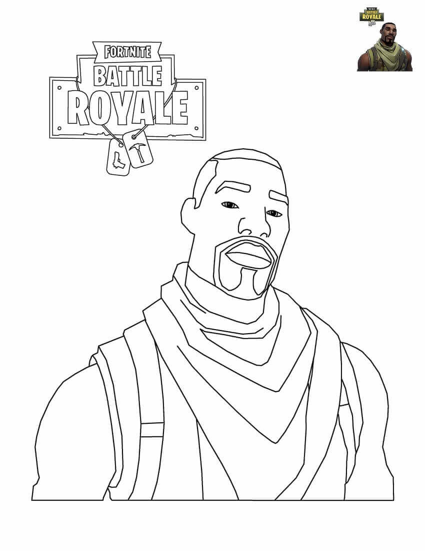 850x1100 Free Printable Fortnite Coloring Pages