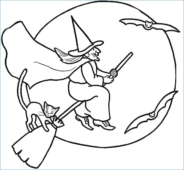 600x555 Halloween Coloring Pages For Toddlers