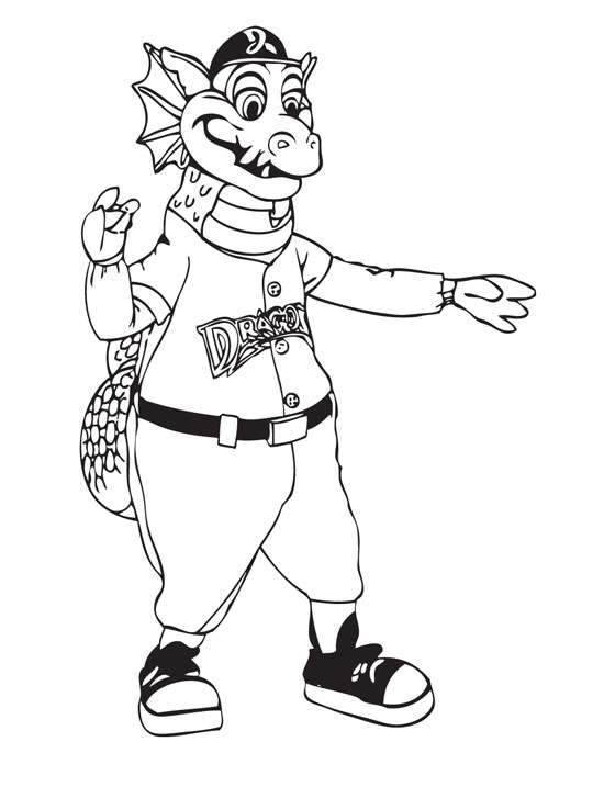 Mets Mascot Coloring Pages Appearances Dayton Dragons Munity 550x717 Mets Mascot Coloring Pages Appearances Dayton Dragons Munity