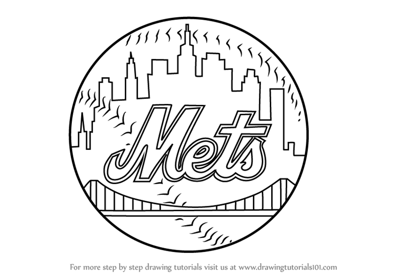 New York Mets Coloring Pages 800x566 New York Mets Coloring Pages
