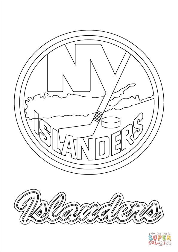 Ny Mets Coloring Pages New York Islanders Logo Coloring Page Free 595x842 Ny Mets Coloring Pages New York Islanders Logo Coloring Page Free