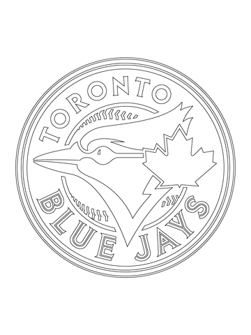 Toronto Blue Jays Logo Coloring Page 360x480 Toronto Blue Jays Logo Coloring Page